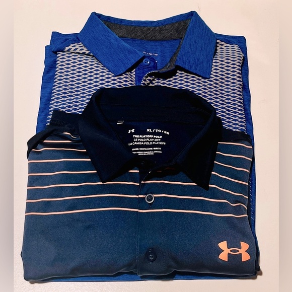 Under Armour Other - Lot of 2 Under Armour Golf Shirts Men XL